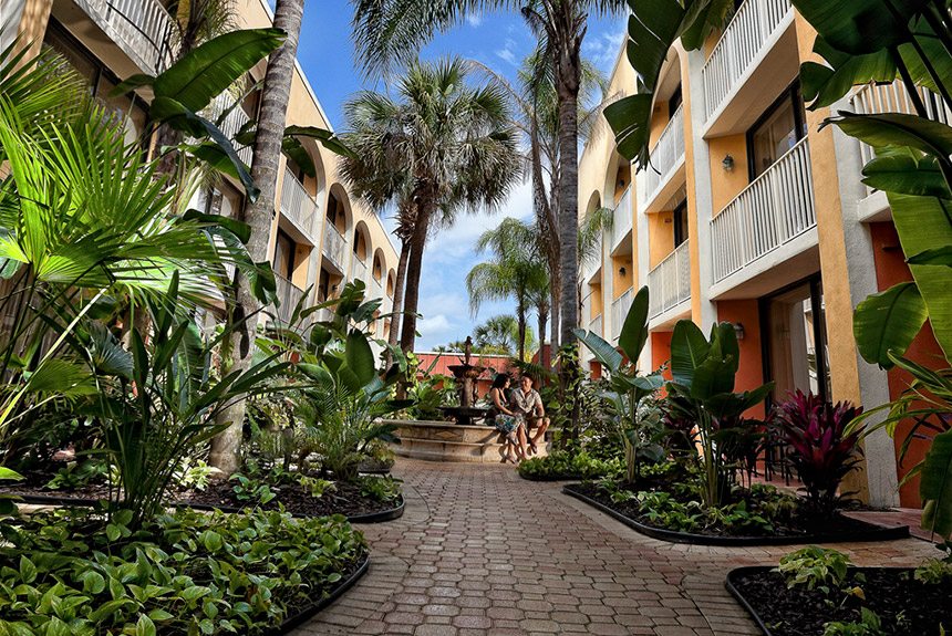 Westgate Towers Courtyard