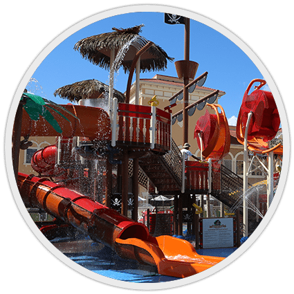 Blackbeard waterpark ship