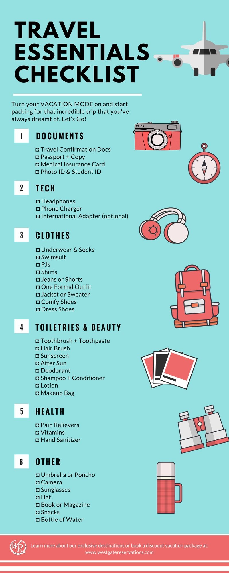 air travel essentials list