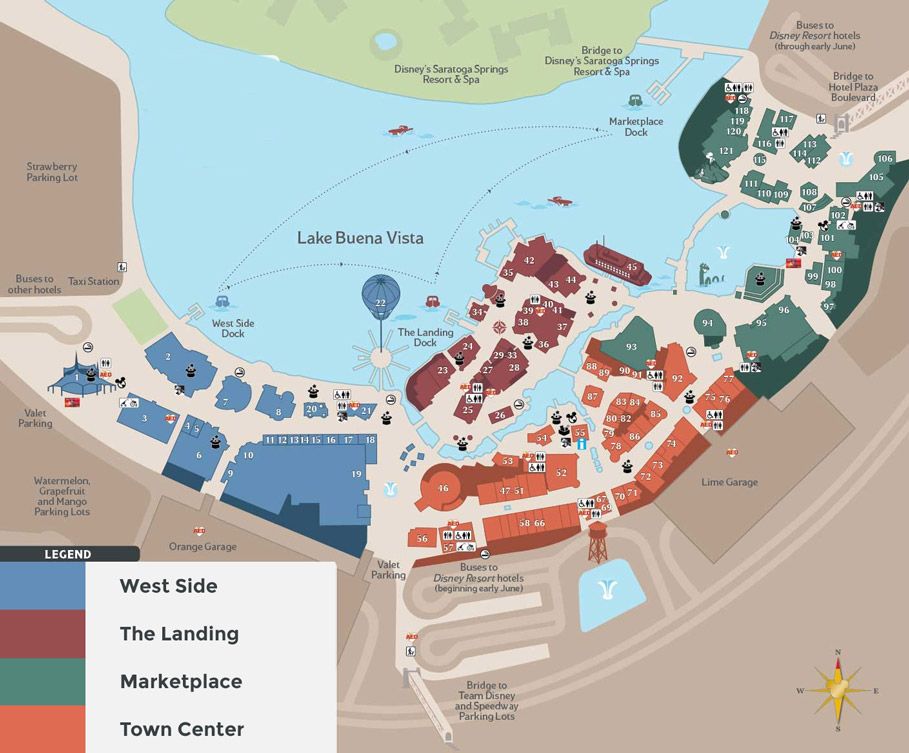 Disney Springs Map