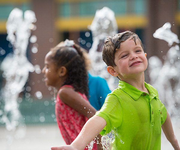 kids playing at Disney