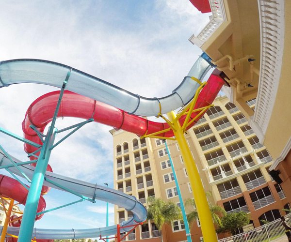 water slide at Westgate Resorts Water park