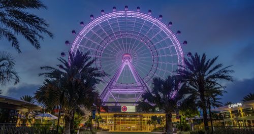 Orlando Spring Break The Wheel at ICON Park