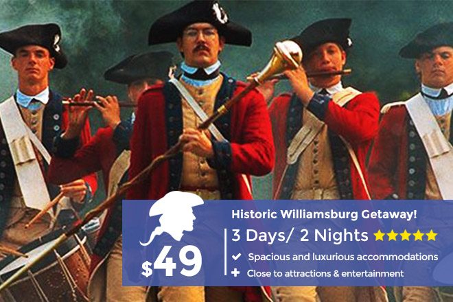 Colonial Williamsburg Package