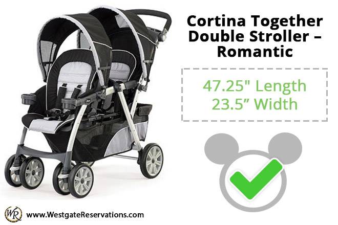Cortina Together Double Stroller Romantic