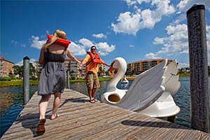 Swan Boat at Westgate Town Center Resort