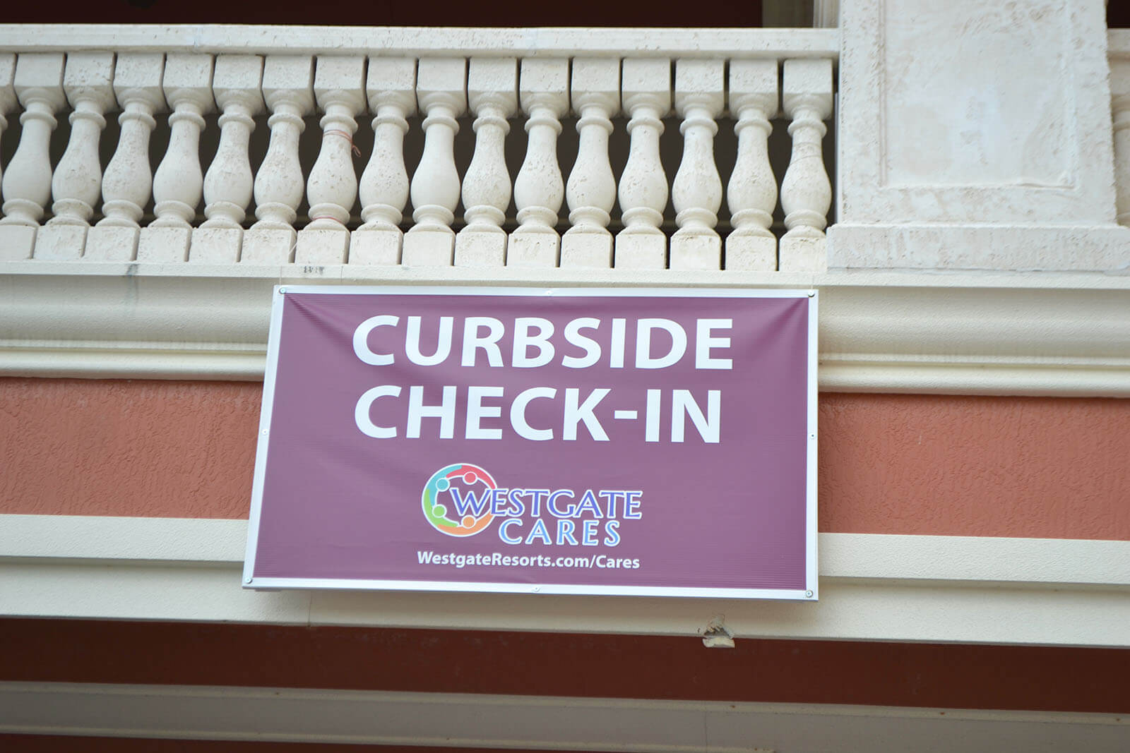 Curbside Checkin At Westgate Town Center Resort in Orlando, FL