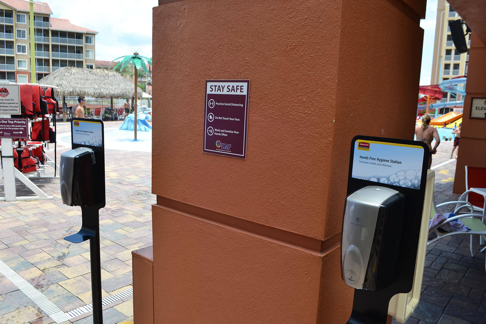 WestgateCARES - Shipwreck Island Water Park - Hand Sanitizing