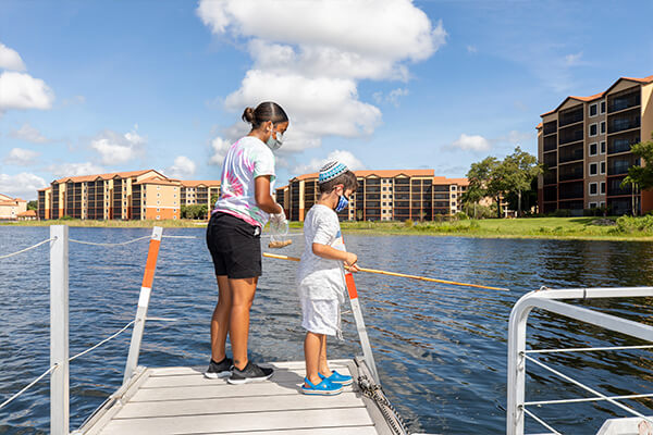 Fishing at Westgate Lakes Resort