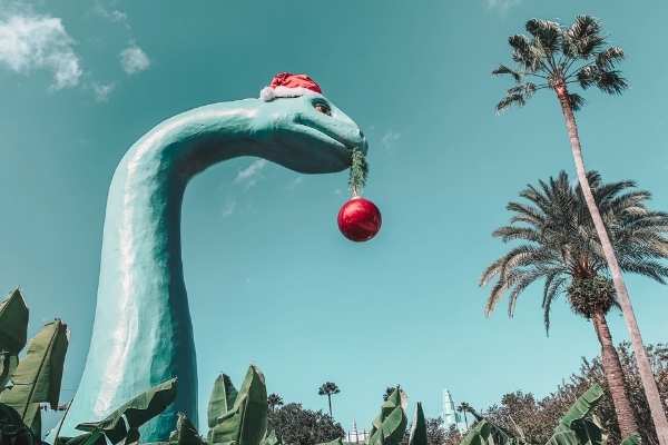 Hollywood Studios Christmas Dinosaur