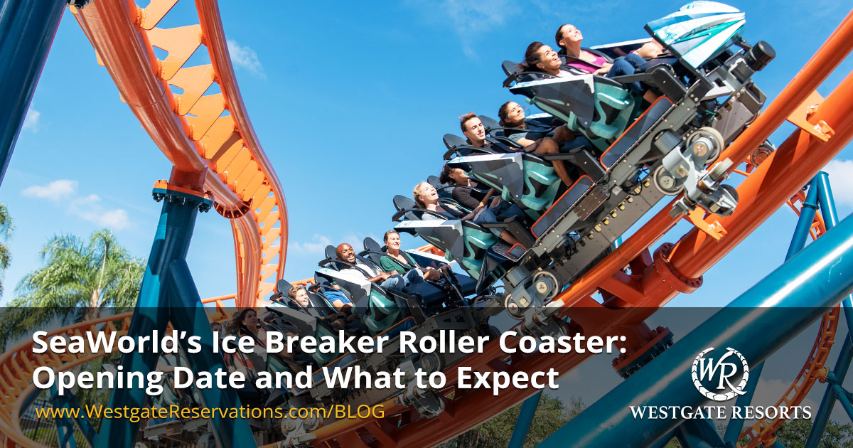 SeaWorld Orlando's Ice Breaker roller coaster gets opening date