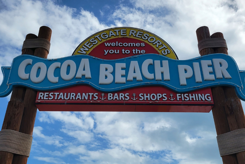 Westgate Cocoa Beach Pier Sign