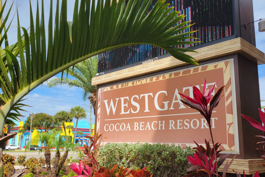 Westgate Cocoa Beach Resort Sign