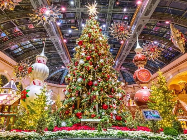 Bellagio Conservatory & Botanical Gardens Las Vegas | Actividades y Eventos Navideños de Las Vegas en 2022 | Cosas que hacer en Las Vegas