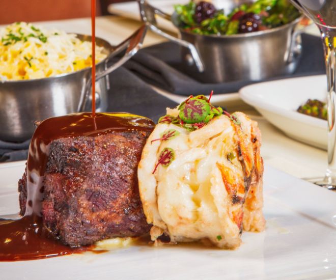 Westgate Park City Resort Edge Steakhouse Food